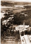 Luftaufnahme der Kapelle der Heil- und Pflegeanstalt von 1941, heute der Festsaal des Landesklinikums Mauer