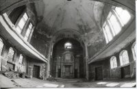 Das Innere der verwüsteten St. Pöltner Synagoge © Injoest  