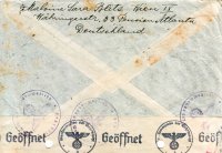 Letzter Brief von Malvine Blitz